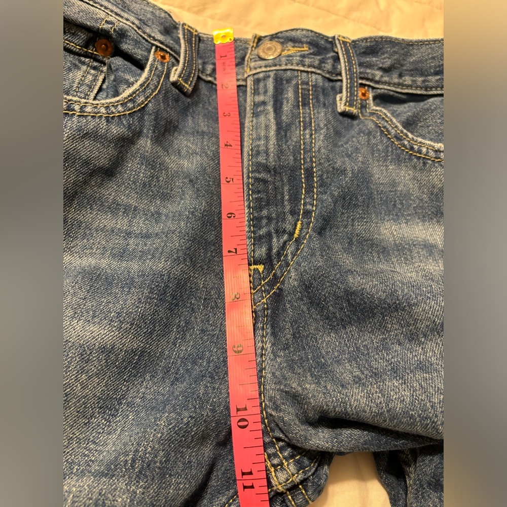 Distressed Blue Jeans - Picture 10 of 11